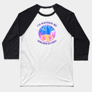 Snorkeling Baseball T-Shirt